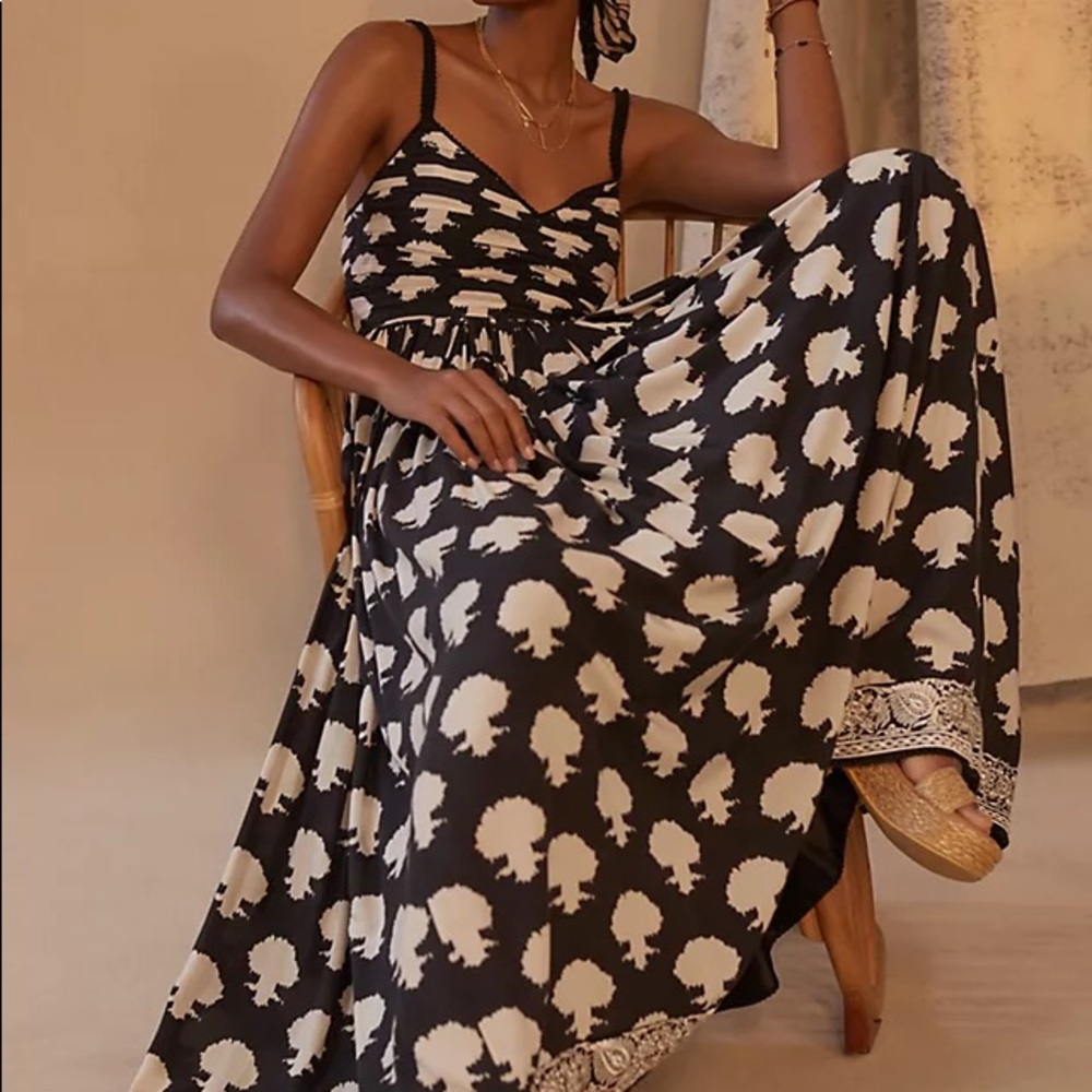 PAYAL JAIN ANTHROPOLOGIE MAXI DRESS - SIZE XS